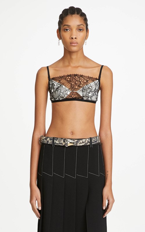 dion lee lace bralette