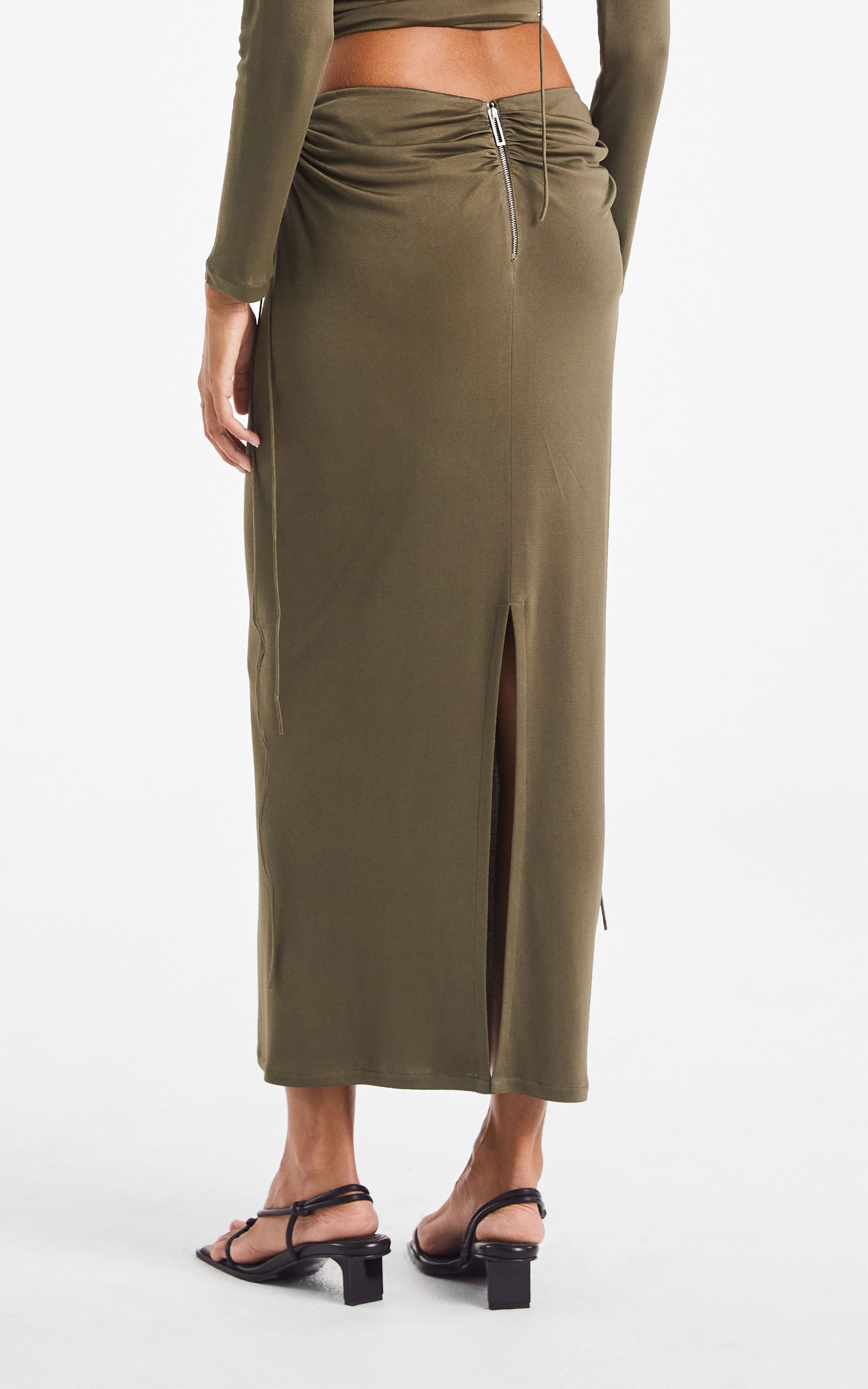 WIRE JERSEY SKIRT by Dion Lee