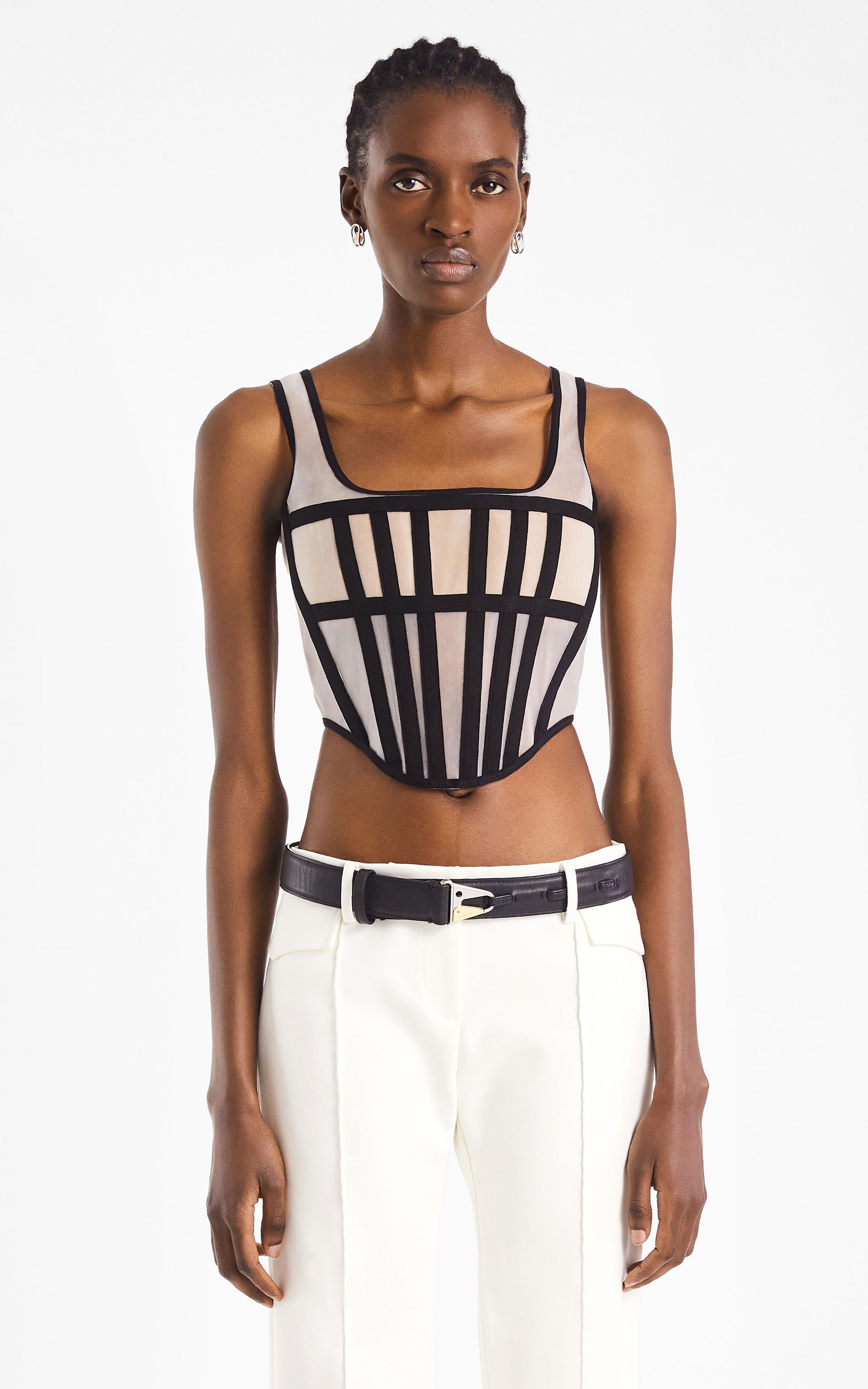 SPACER KNIT CORSET by Dion Lee