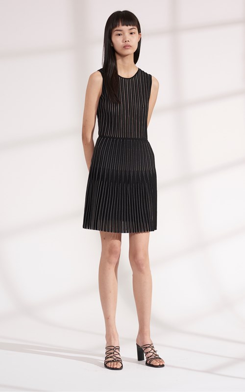 dion lee black dress