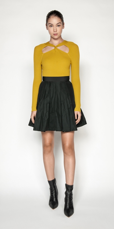 pleated mini skirt online
