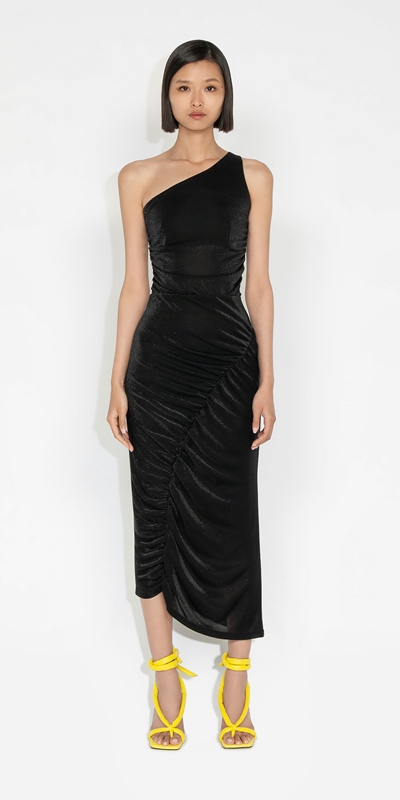 Sale | Lurex Knit Skirt | 990 Black