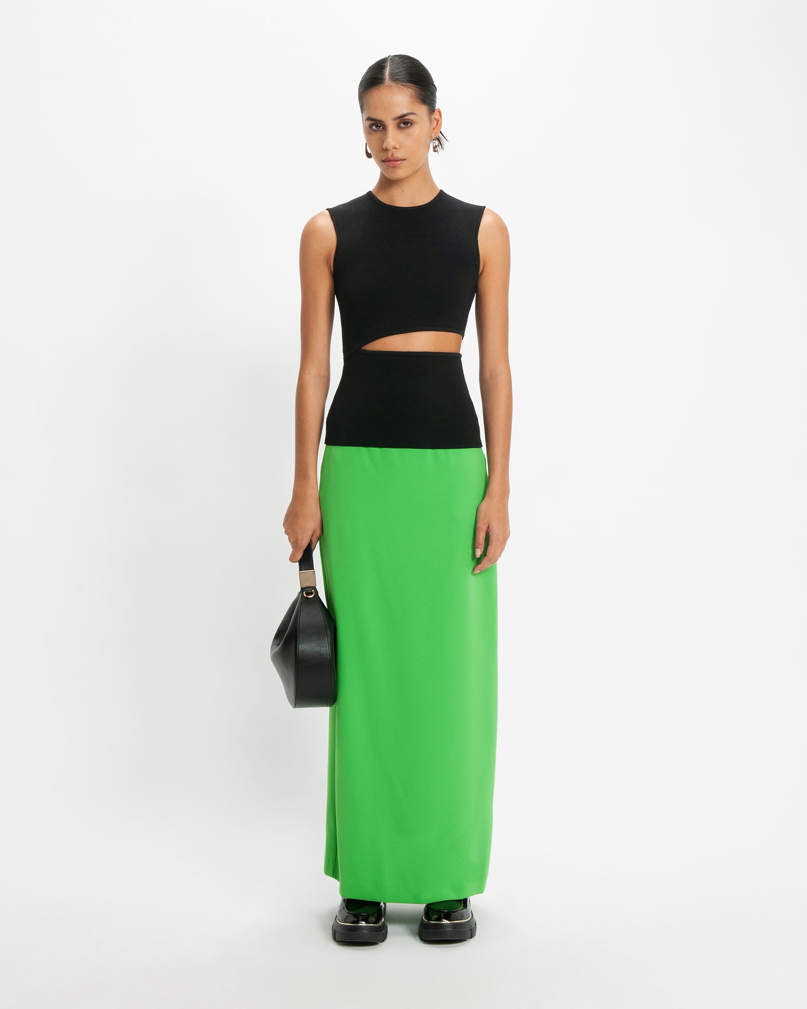 Skirts | Tropical Green Column Skirt | 303 Tropical Lime