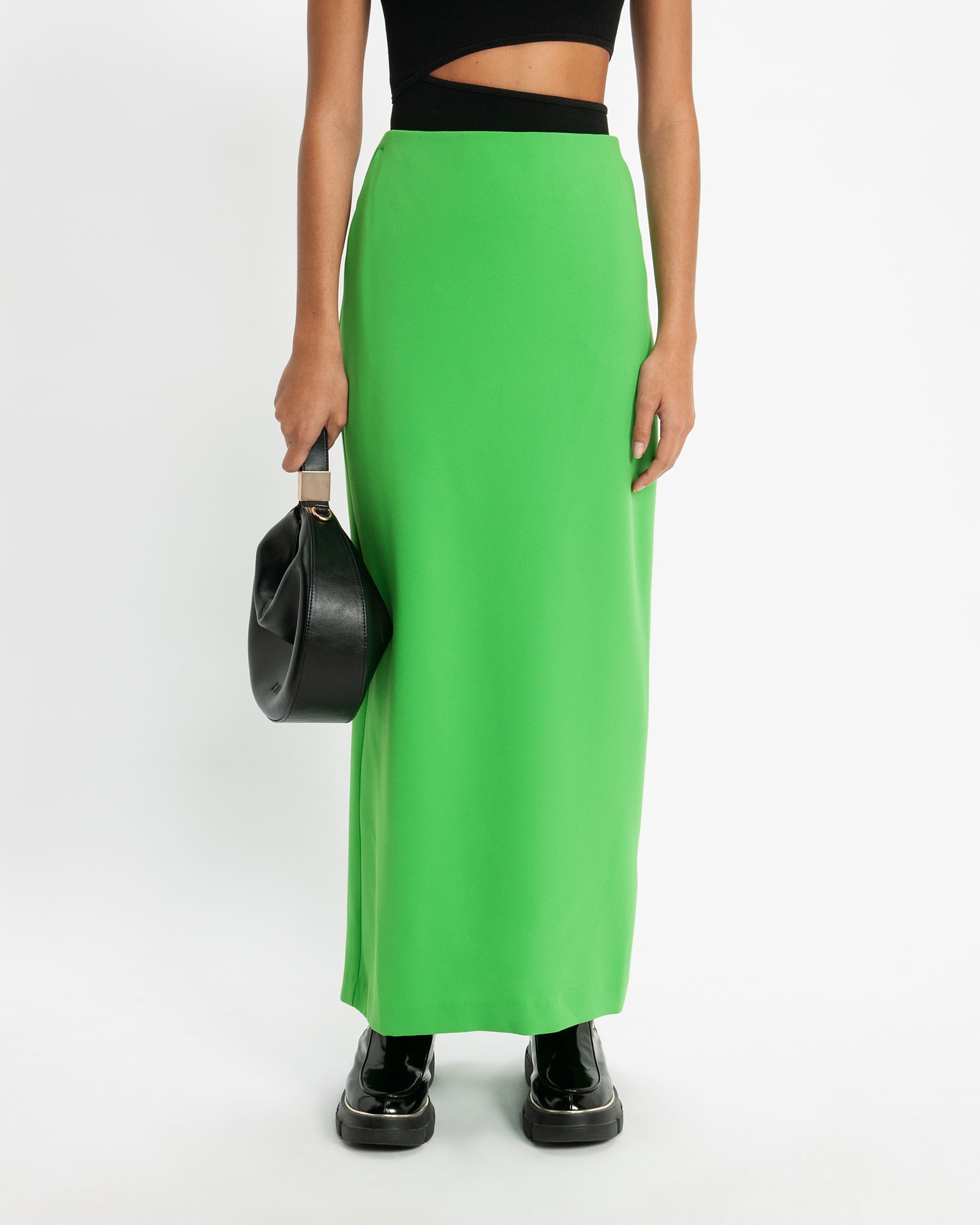 Skirts  | Tropical Green Column Skirt | 303 Tropical Lime