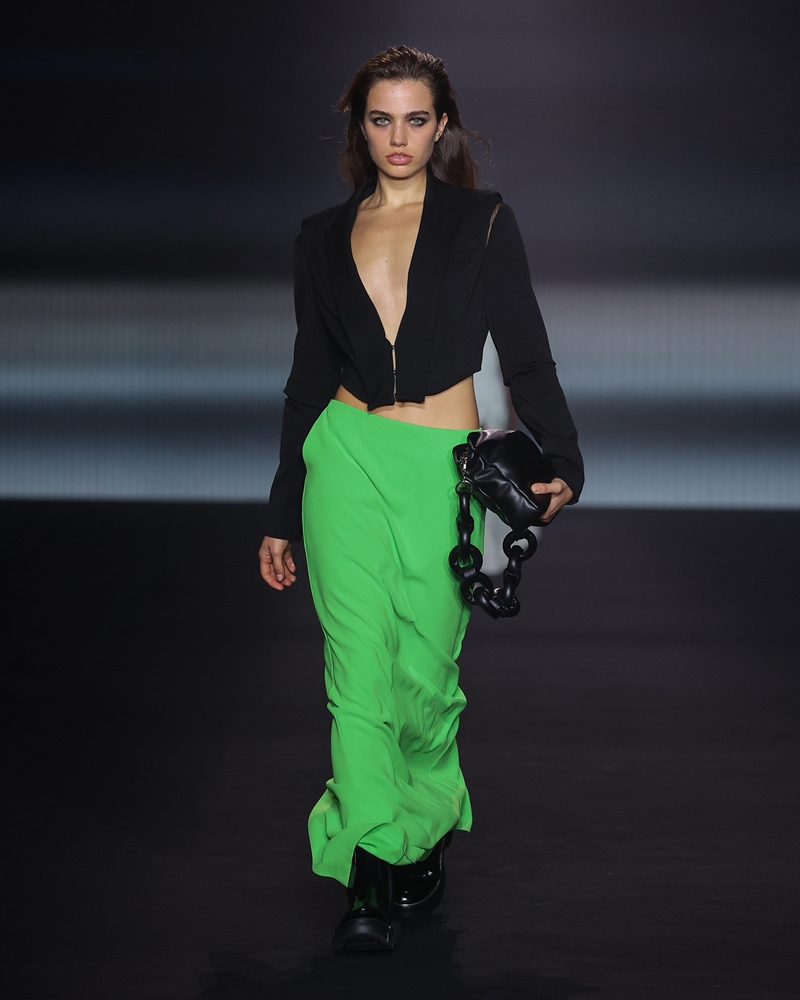 Skirts  | Tropical Green Column Skirt | 303 Tropical Lime