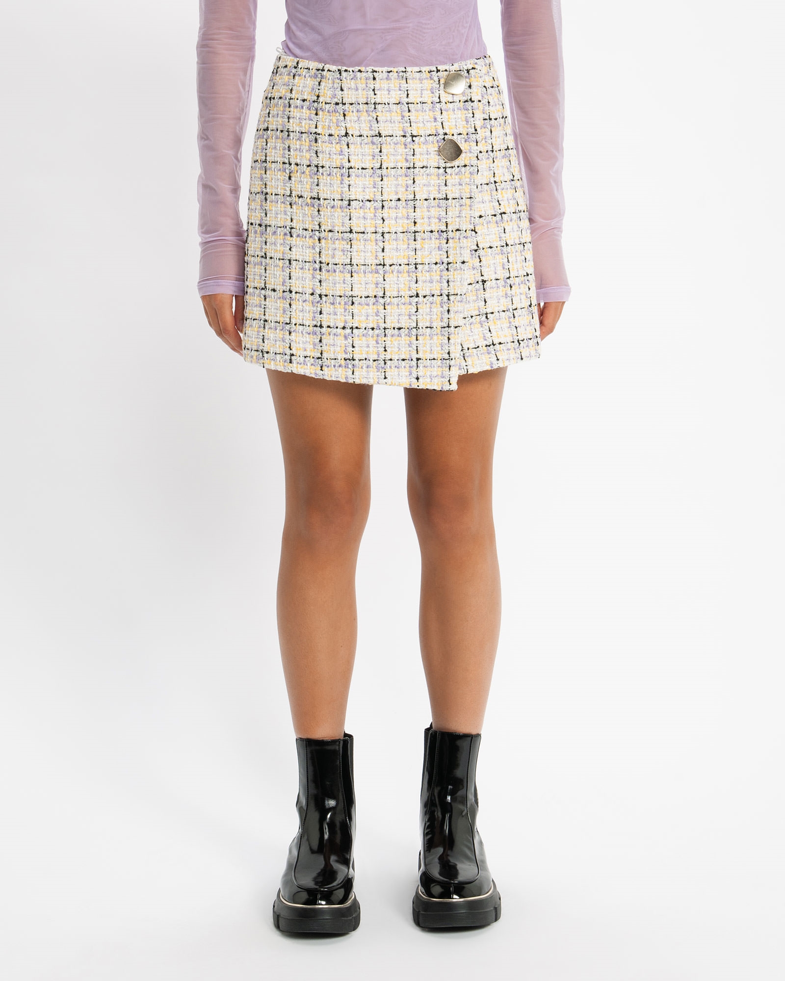 Tweed mini skirt clearance topshop