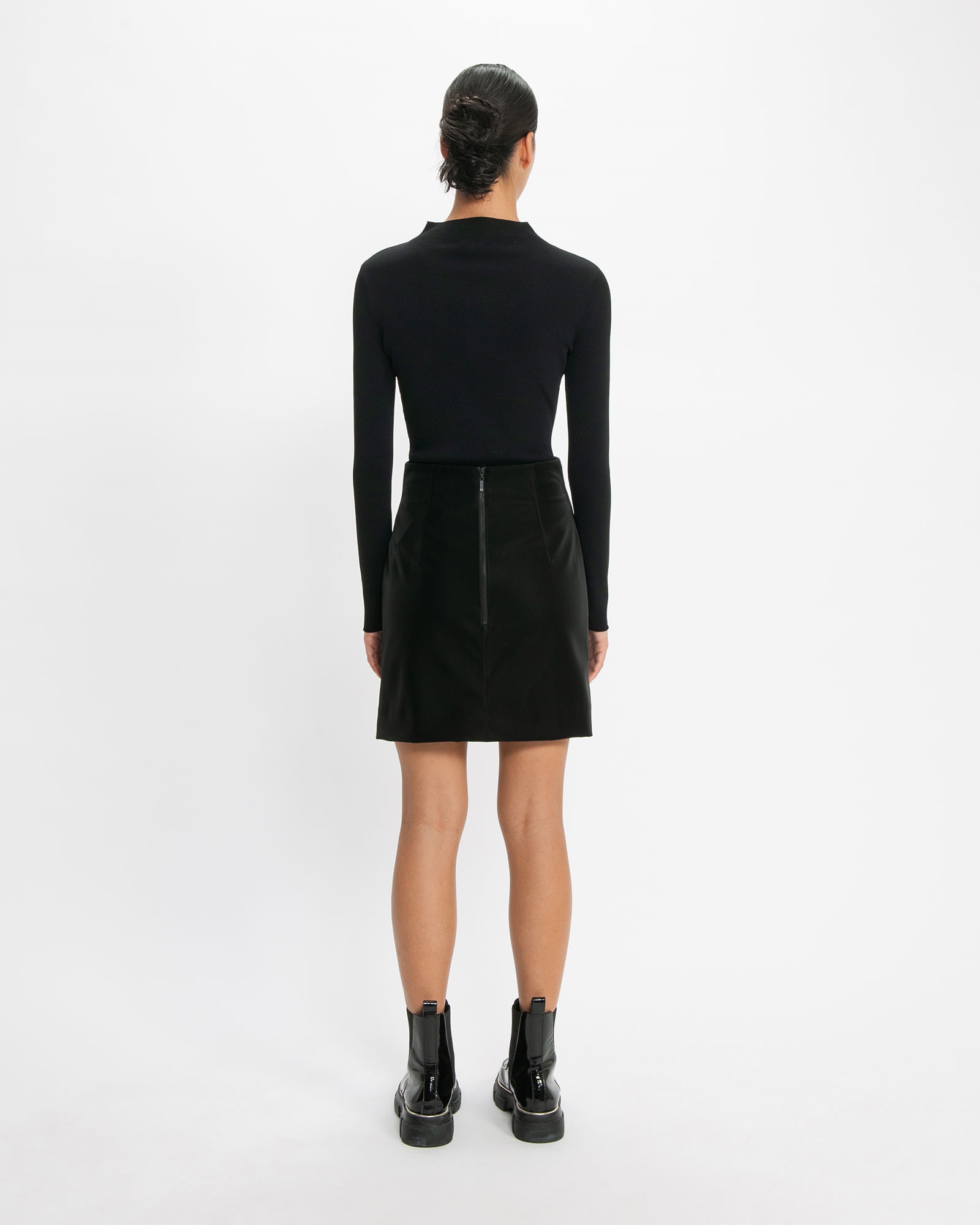 Lustrous Black Mini Skirt | Buy Skirts Online - Cue