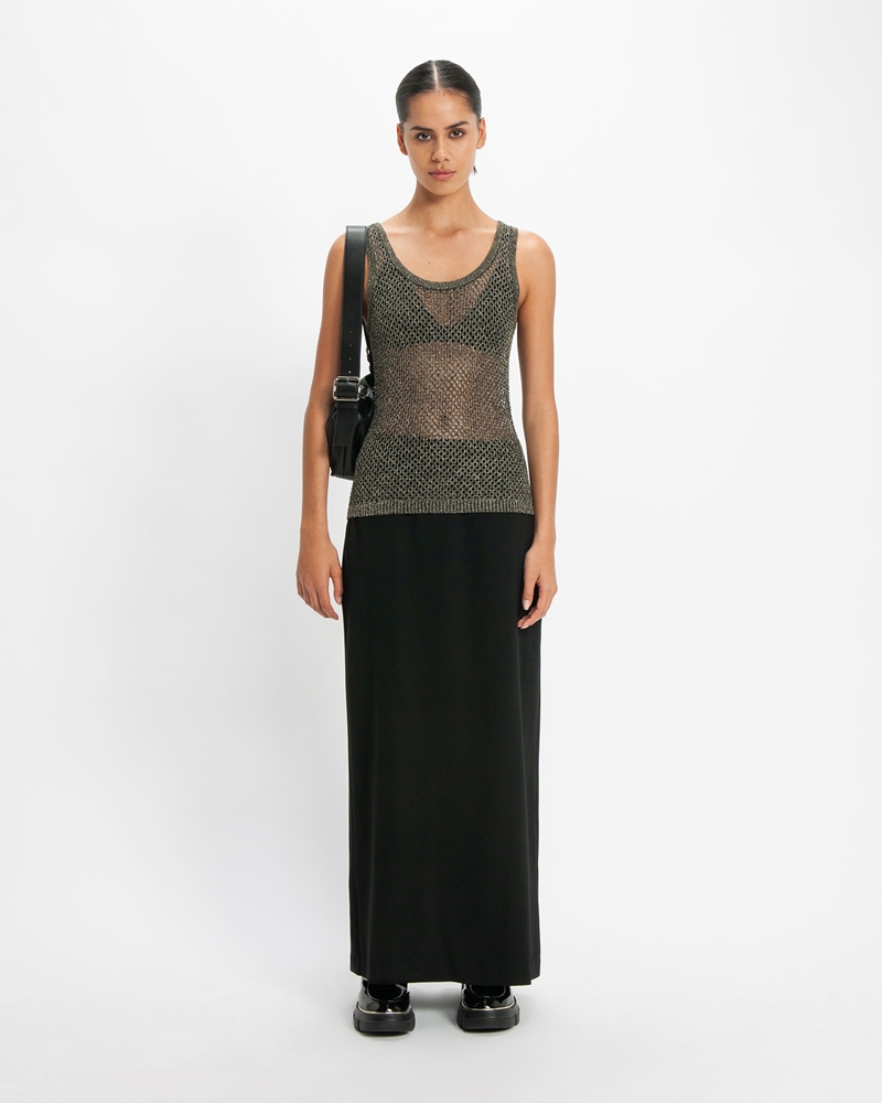 Skirts | Column Skirt | 990 Black