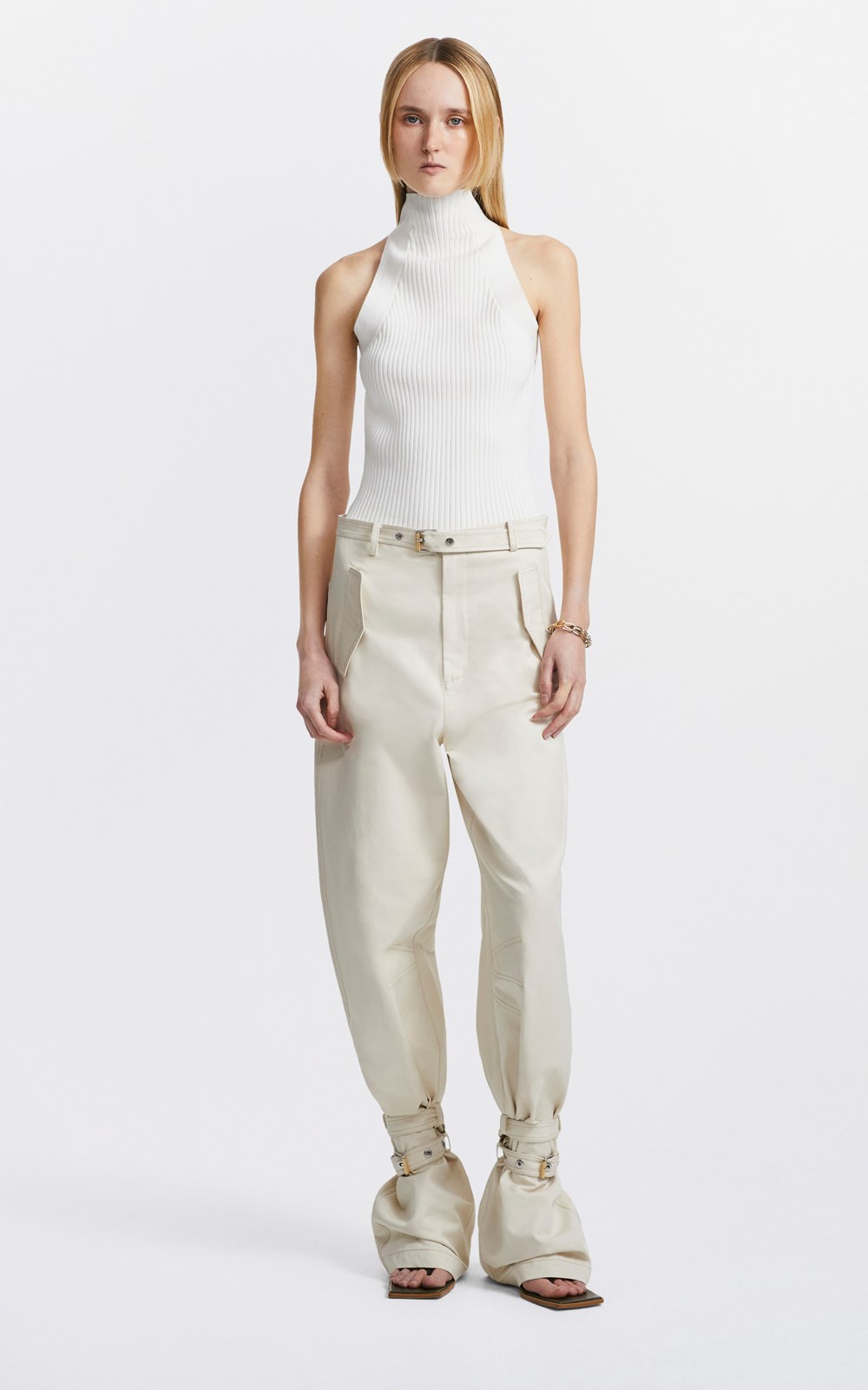 New   | BELTED BLOUSON PANT