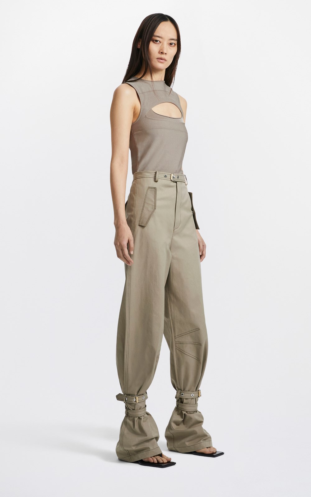 New  | BELTED BLOUSON PANT