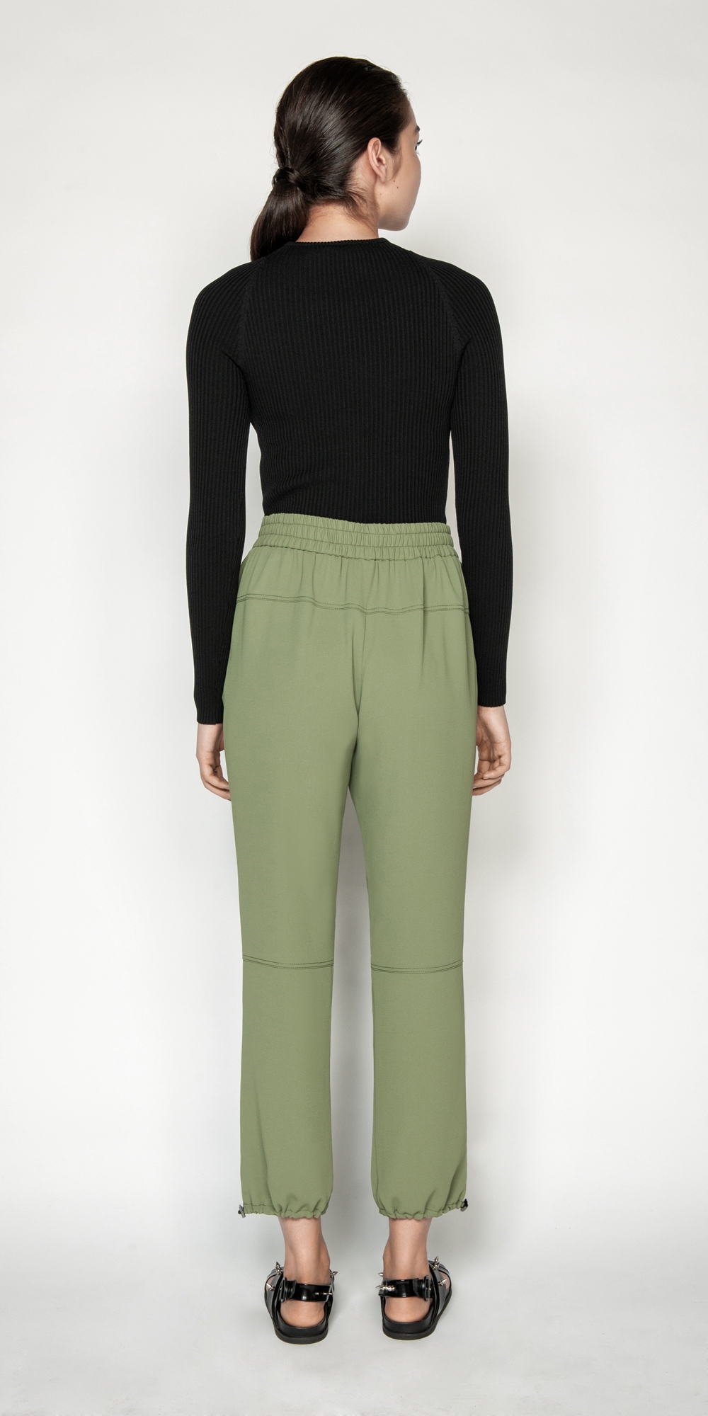 Khaki Drawstring Cuff Pant | Buy Pants Online - Cue