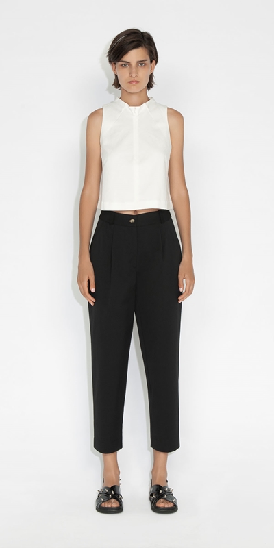 Wear to Work | Tech Twill Relaxed Pant | 990 Black