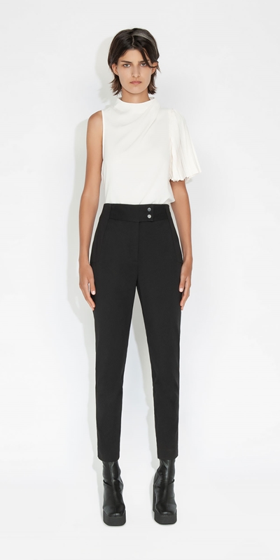 New Arrivals | High Waisted Skinny Pant | 990 Black