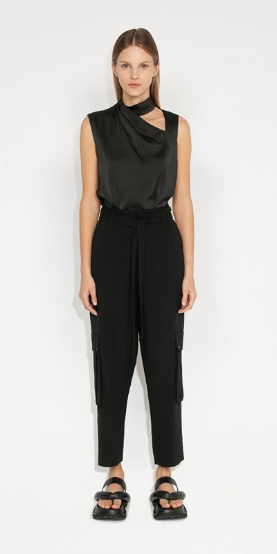 New Arrivals | Relaxed Cargo Pant | 990 Black