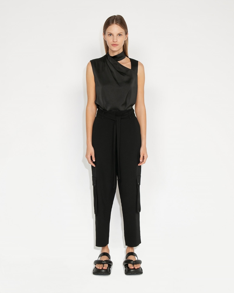 Pants | Relaxed Cargo Pant | 990 Black