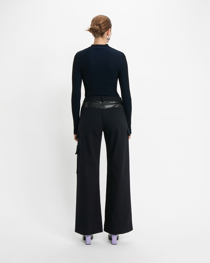 Pants  | Double Weave Cargo Pant | 990 Black
