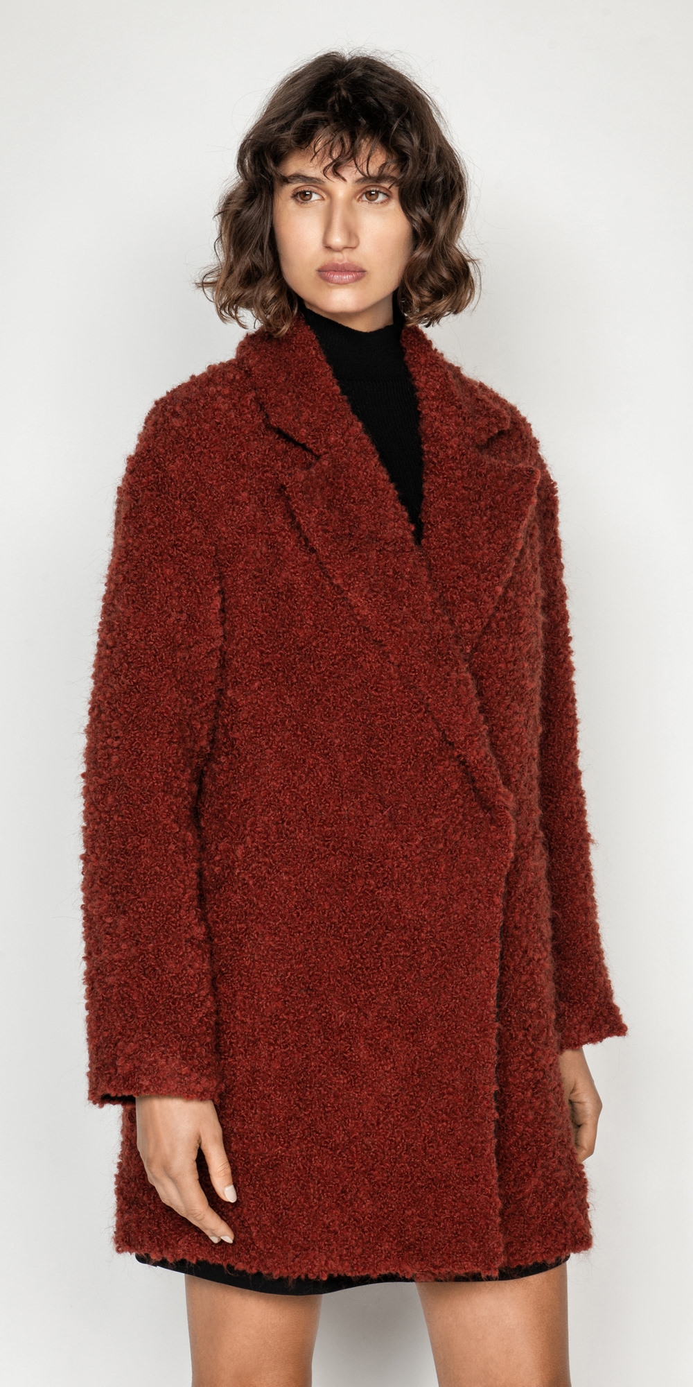 Boucle Coat | Buy Coats Online - Cue