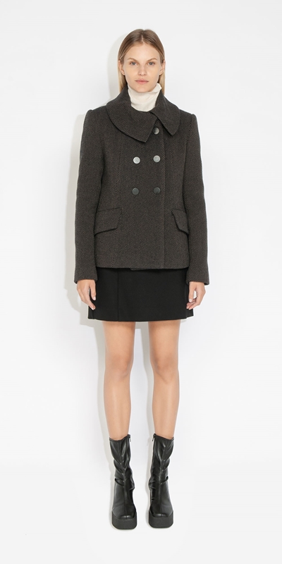 New Arrivals | Recycled Wool Double Breasted Coat
