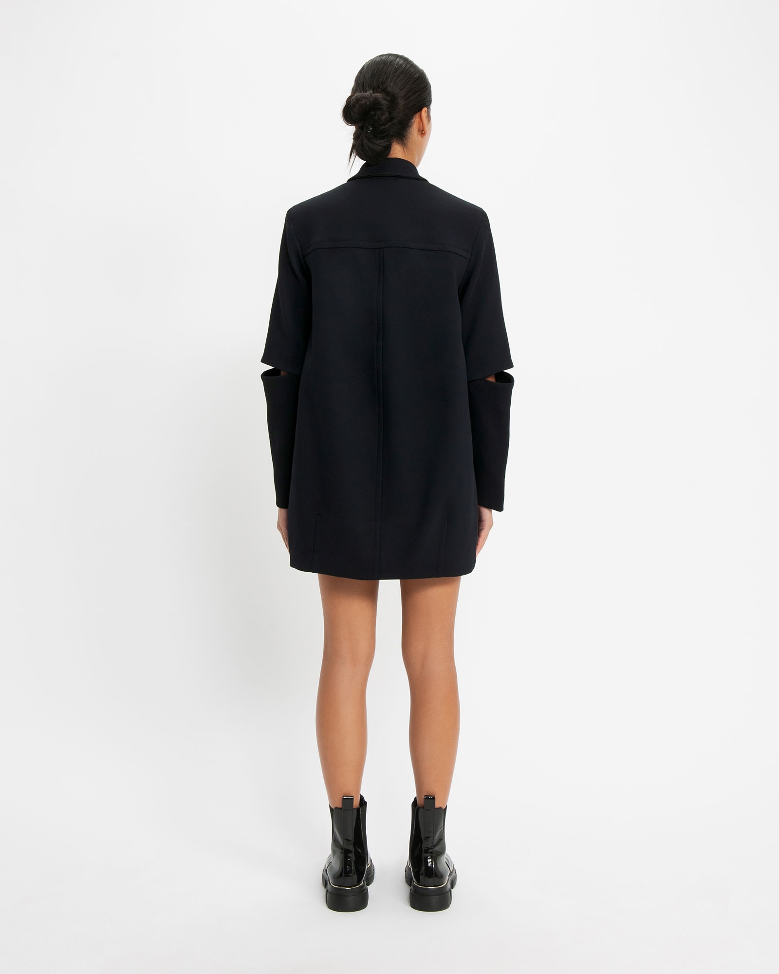 Jackets and Coats | Deconstructed Cocoon Coat | 990 Black