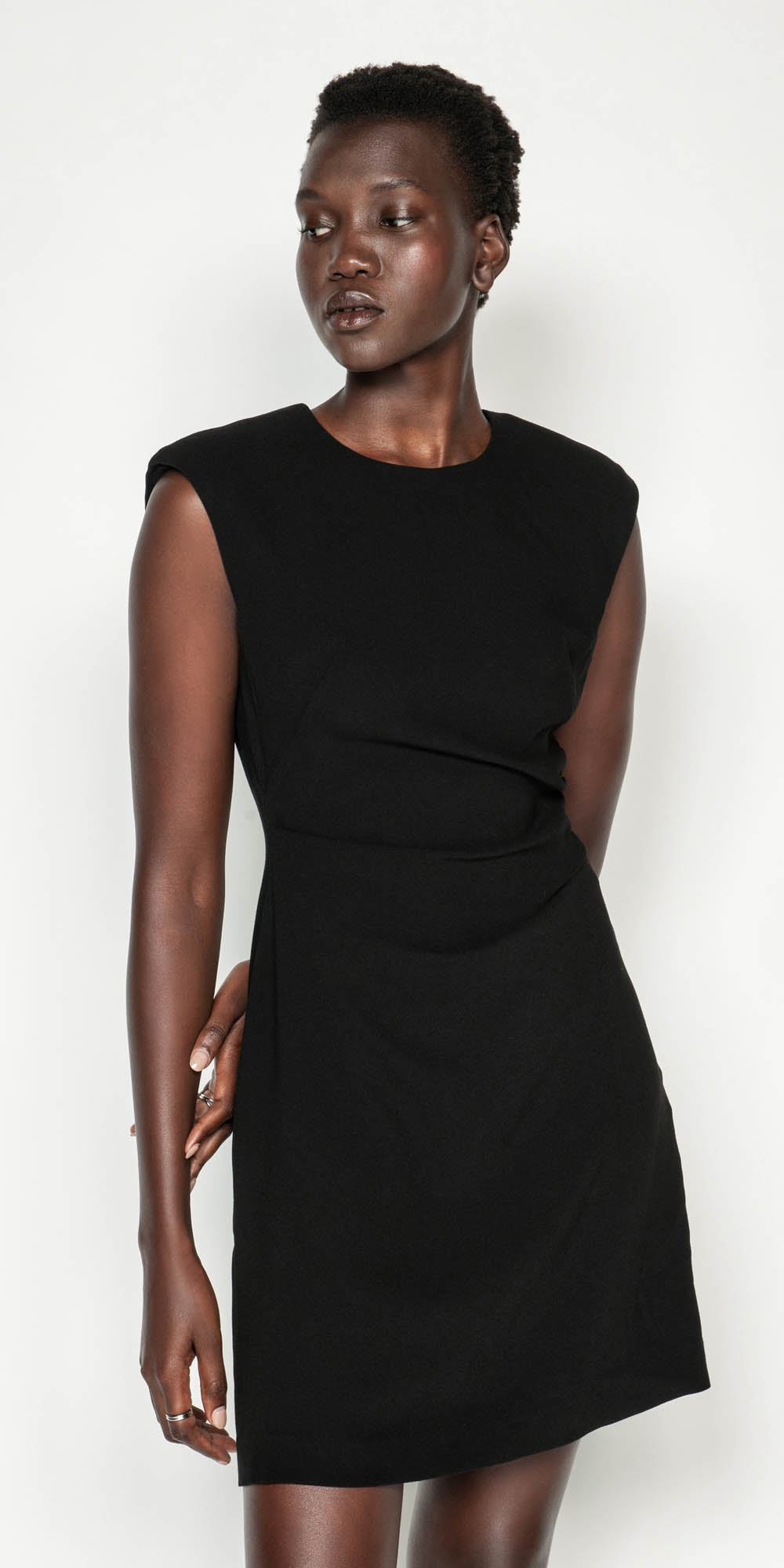 Sharp Shoulder Shift Dress | Buy Dresses Online - Cue