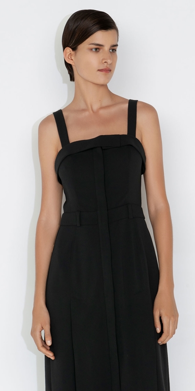Dresses  | Zip Front Dress | 990 Black