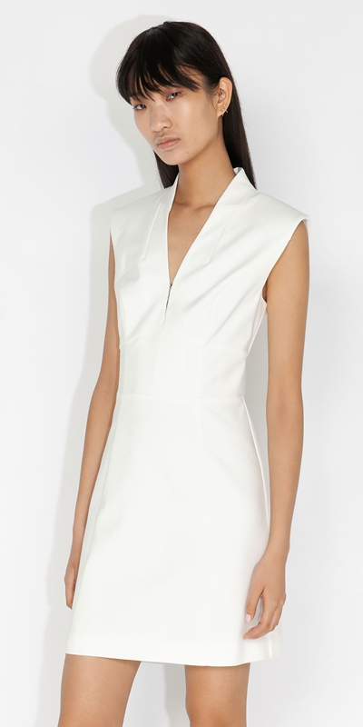 Sale  | Corset Waist Dress | 110 Off White