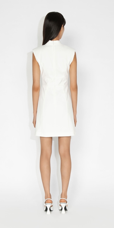 Dresses | Corset Waist Dress | 110 Off White