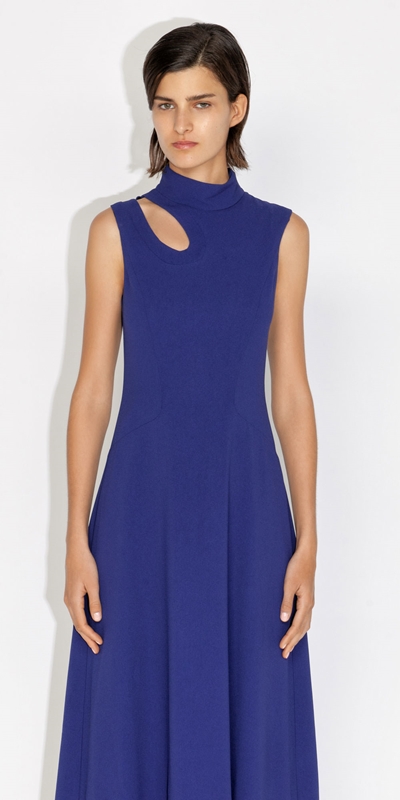 Made in Australia  | Cut Out Dress | 571 Ultra Violet