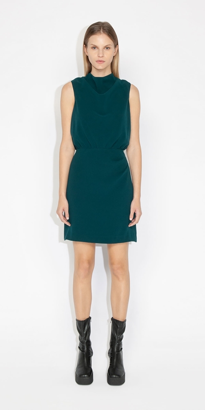 Made in Australia | Draped A-Line Dress | 332 Forest