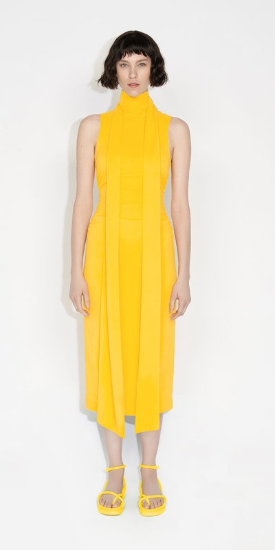 Sale | Tech Stretch Lemon Dress | 200 Lemon