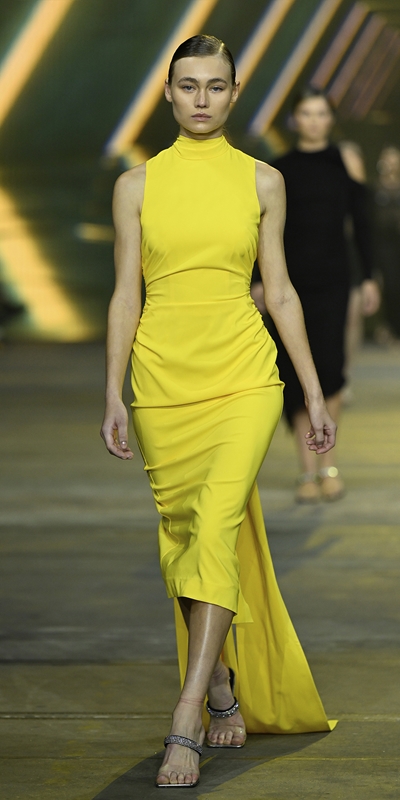 Dresses | Ultra Yellow Midi Dress | 200 Lemon
