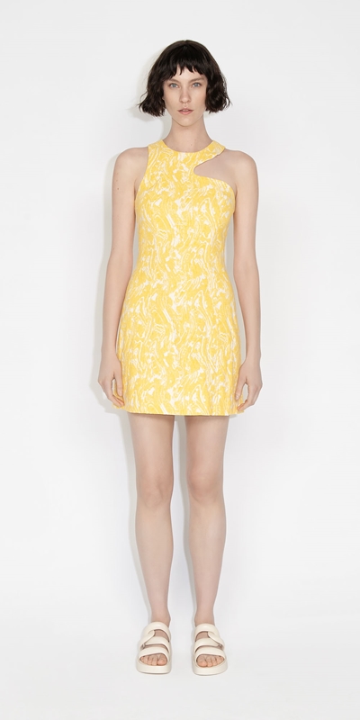 Made in Australia | Mango Jacquard Mini Dress | 227 Mango