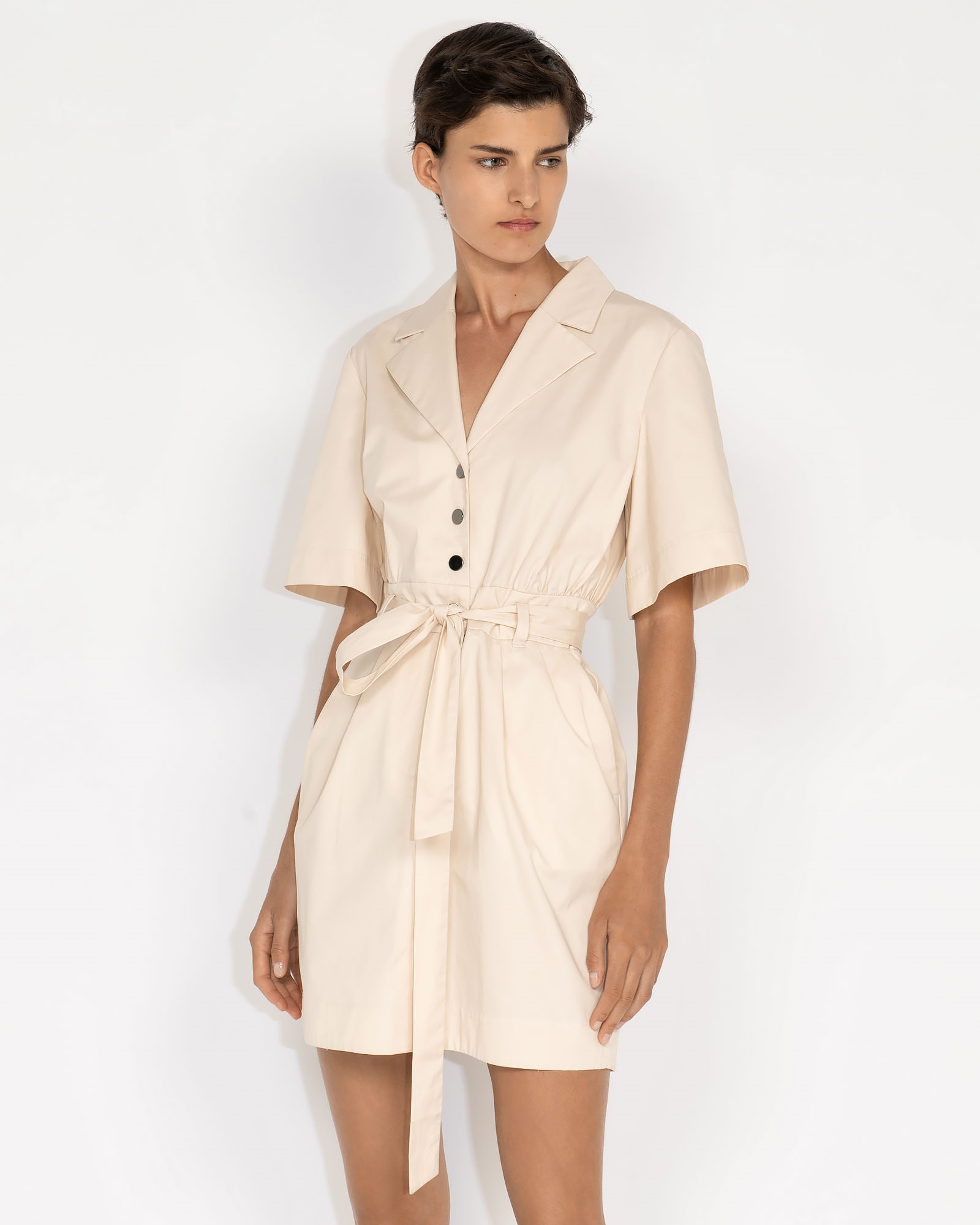 Cotton Twill Relaxed Utility Dress | Buy Dresses Online - Cue