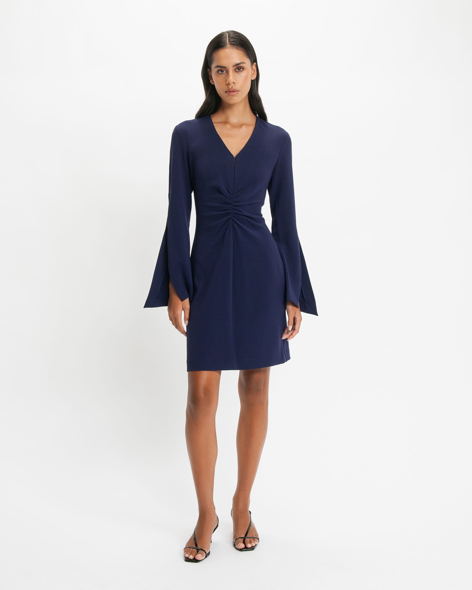 Dresses | Gathered Mini Dress | 570 Violet
