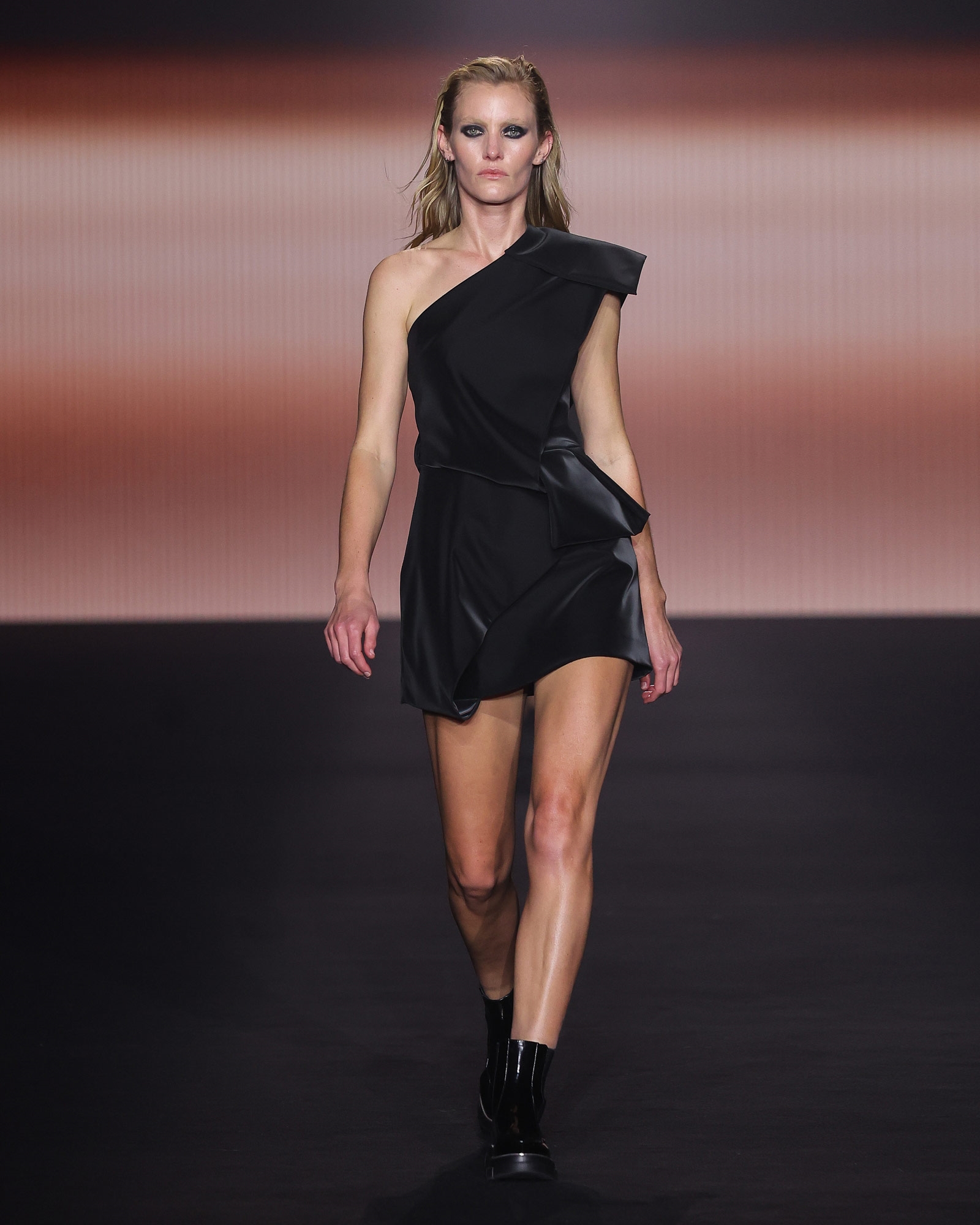 Dresses | Stretch Velveteen Sculptured Mini Dress | 990 Black