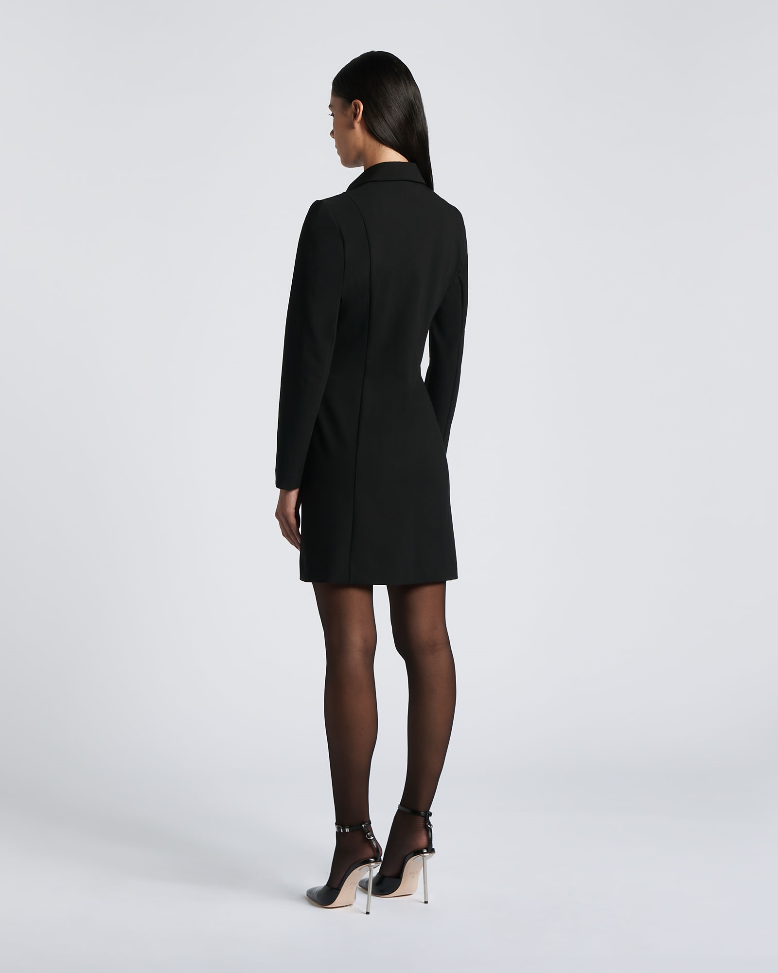 Dresses | Zip Front Mini Dress | 990 Black