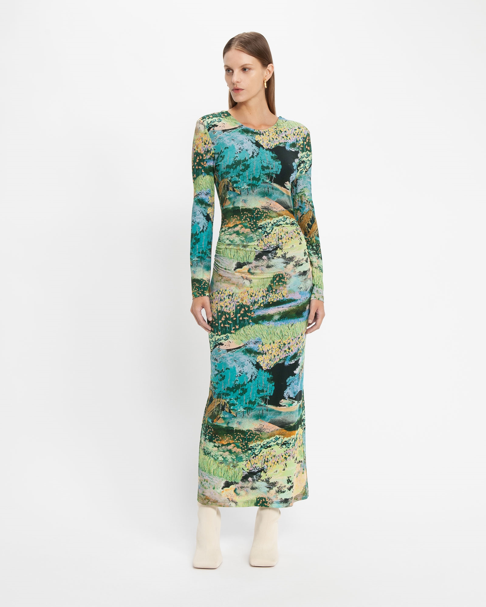Dresses | Dreamscape Jersey Midi Dress | 306 Mint
