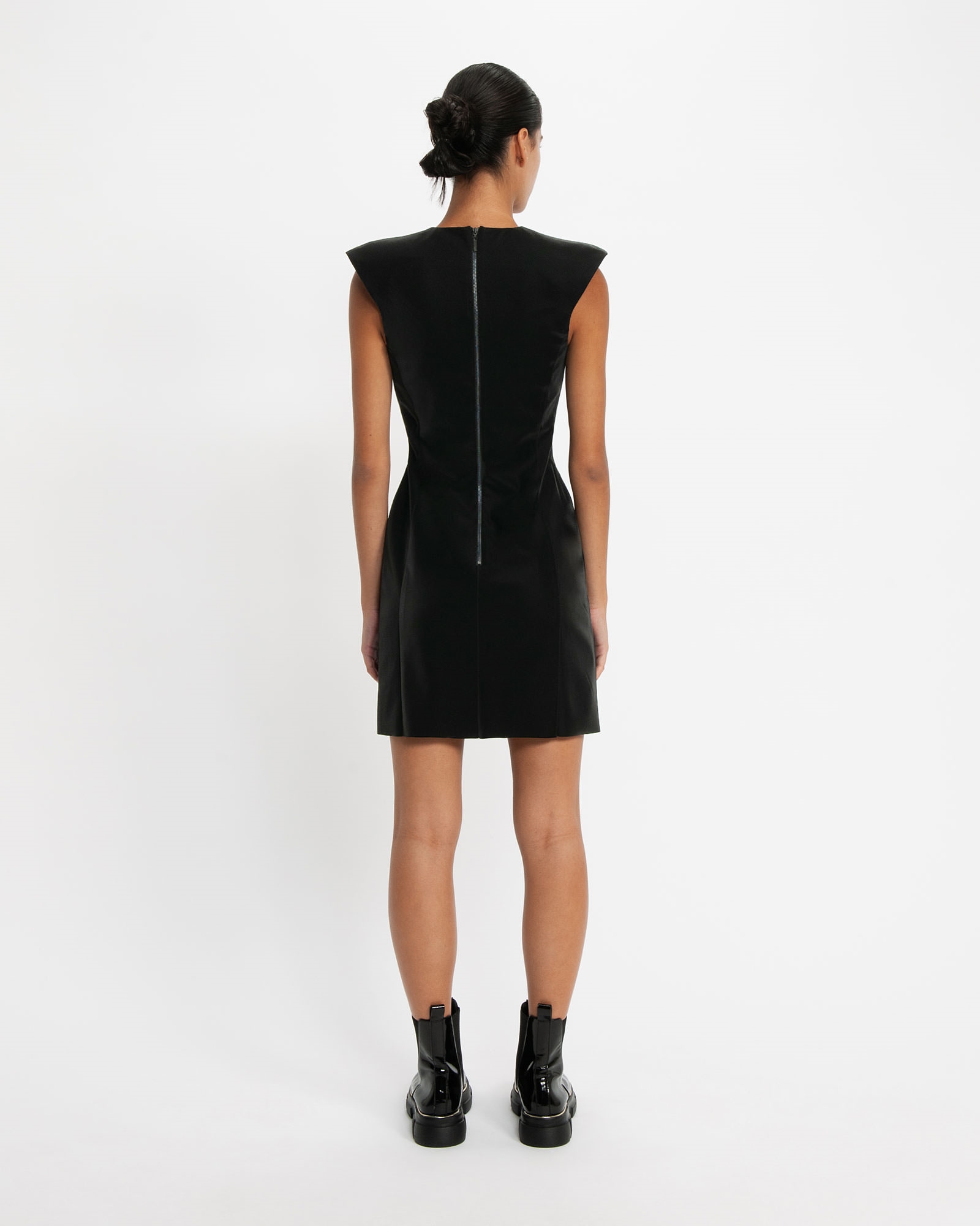 Stretch Velveteen Cut Out Mini Dress | Buy Dresses Online - Cue
