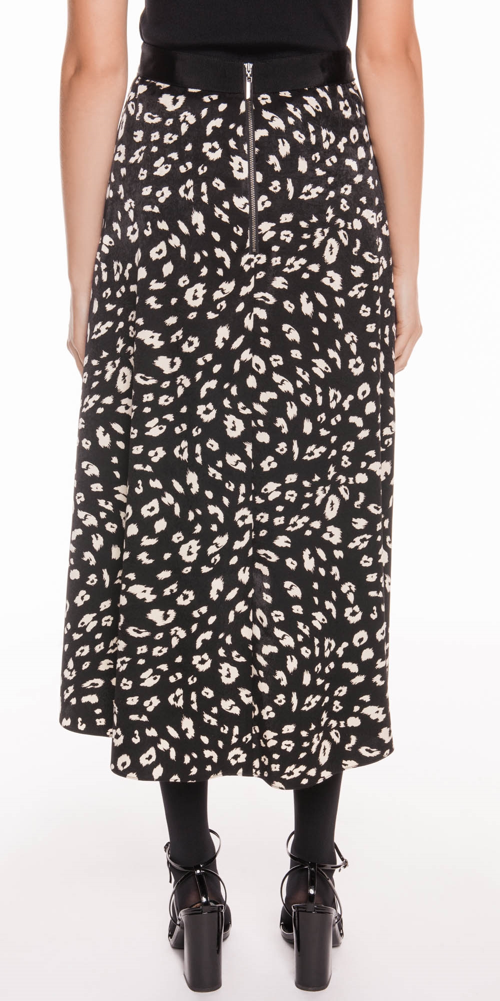 Leopard Satin Midi Skirt | Buy Skirts Online - Cue