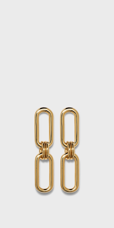 Cue Cares - Sustainable | Chain Earring | 160 Gold