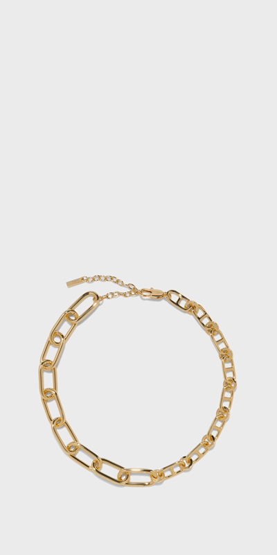 Sale | Mixed Chain Necklace | 160 Gold