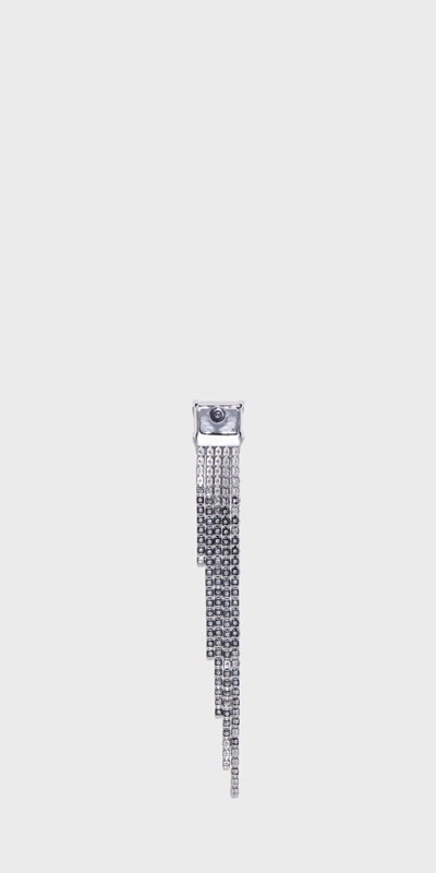 Cue Cares - Sustainable  | Diamante Earring | 906 Silver