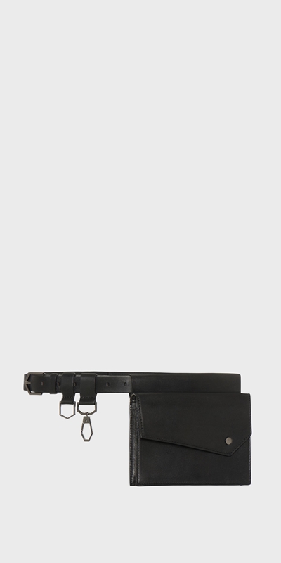 Cue Cares - Sustainable | Cross Body Bag | 990 Black