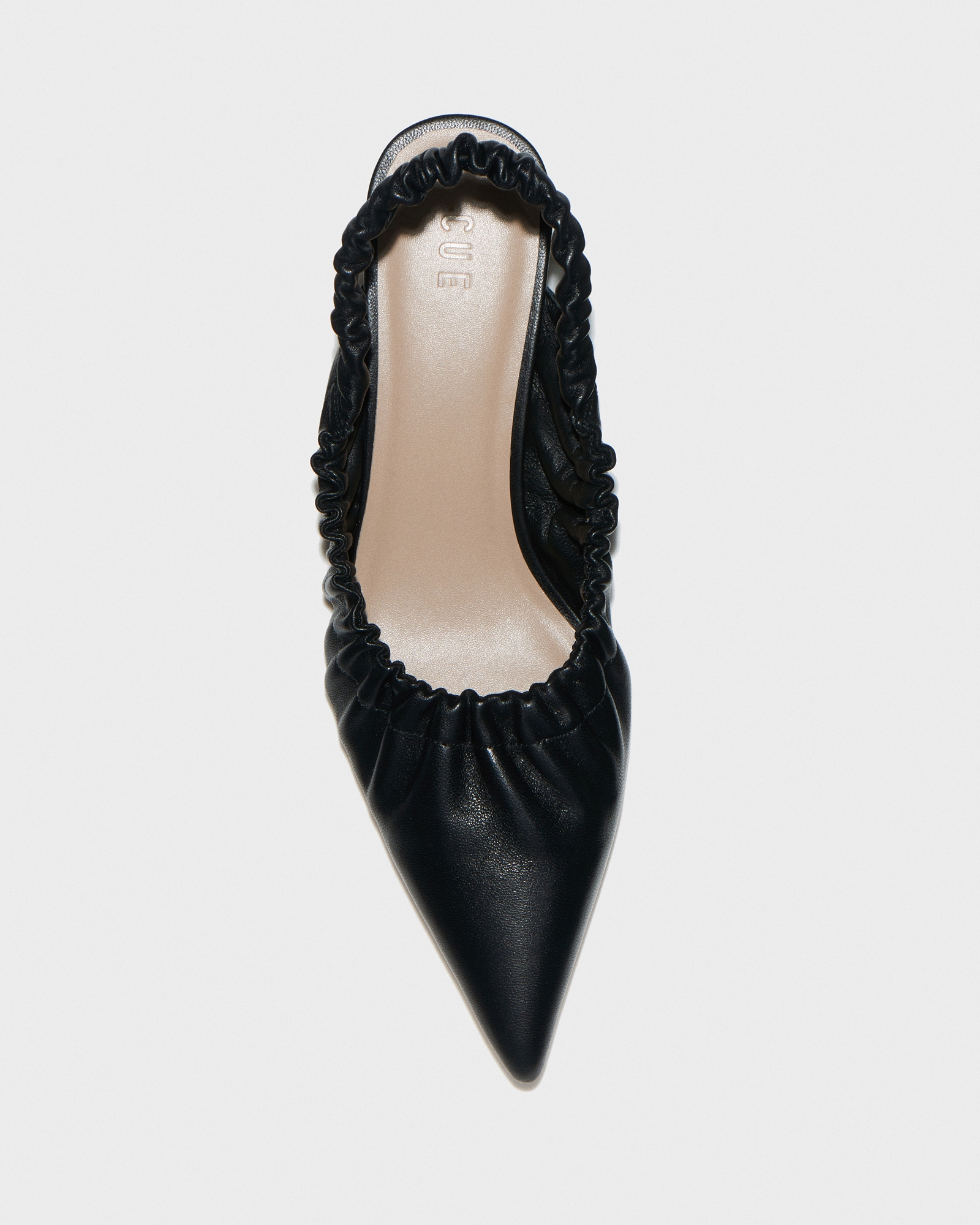 Accessories | Leather Slingback Heel | 990 Black
