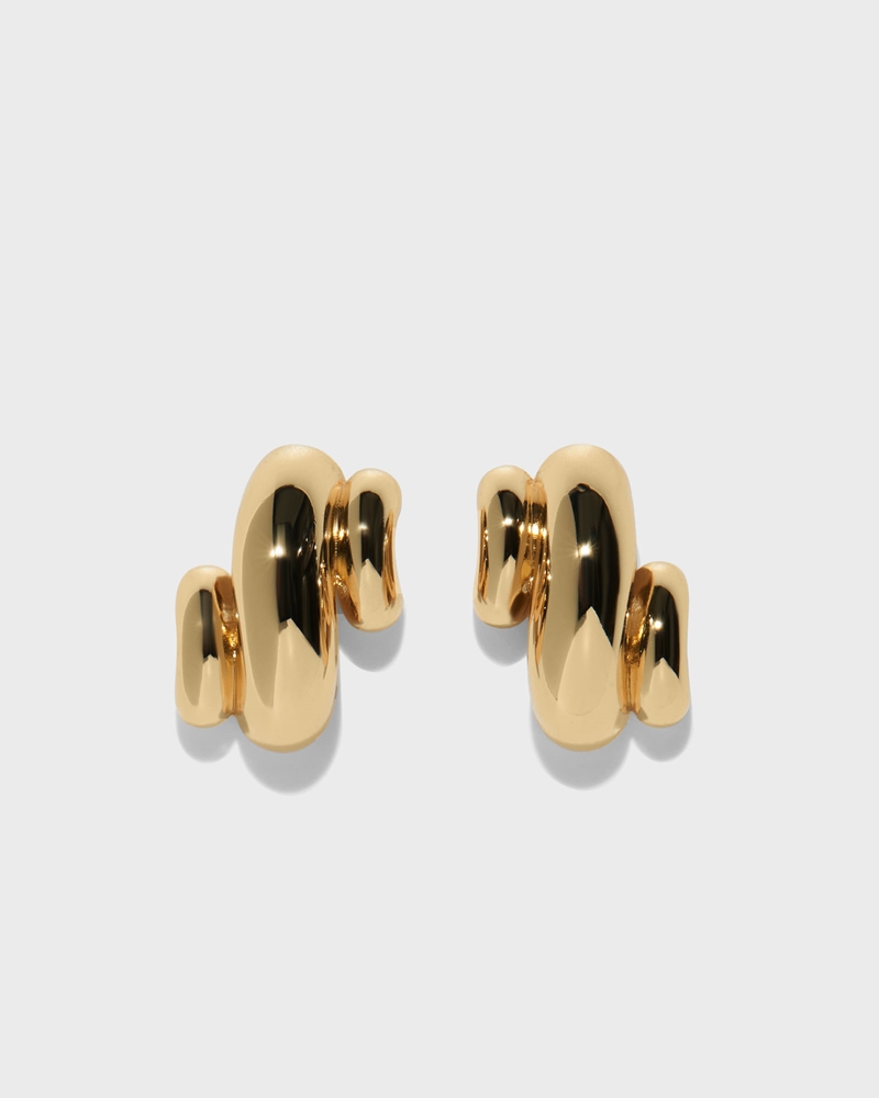 Accessories | Wave Earring | 160 Gold