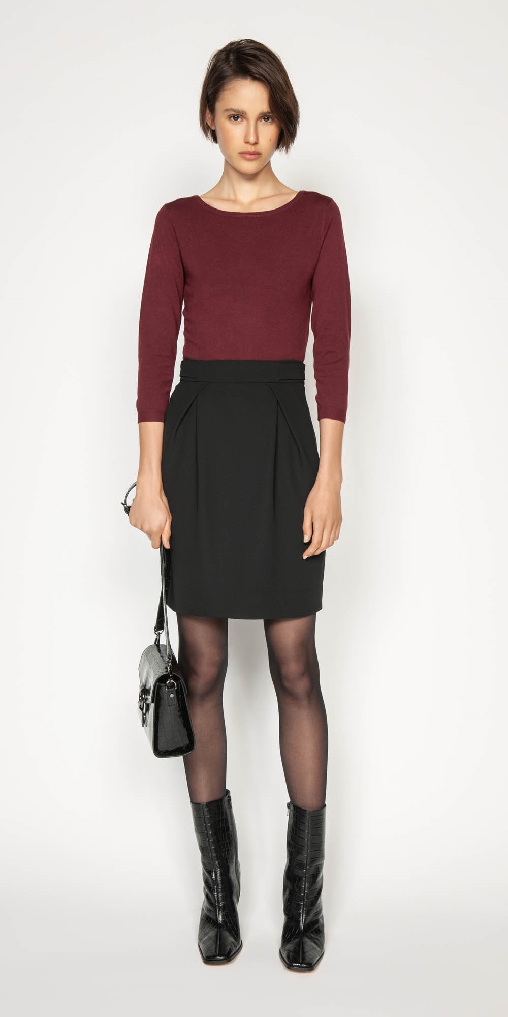 Tuck Front Tulip Skirt | Buy Skirts Online - Cue