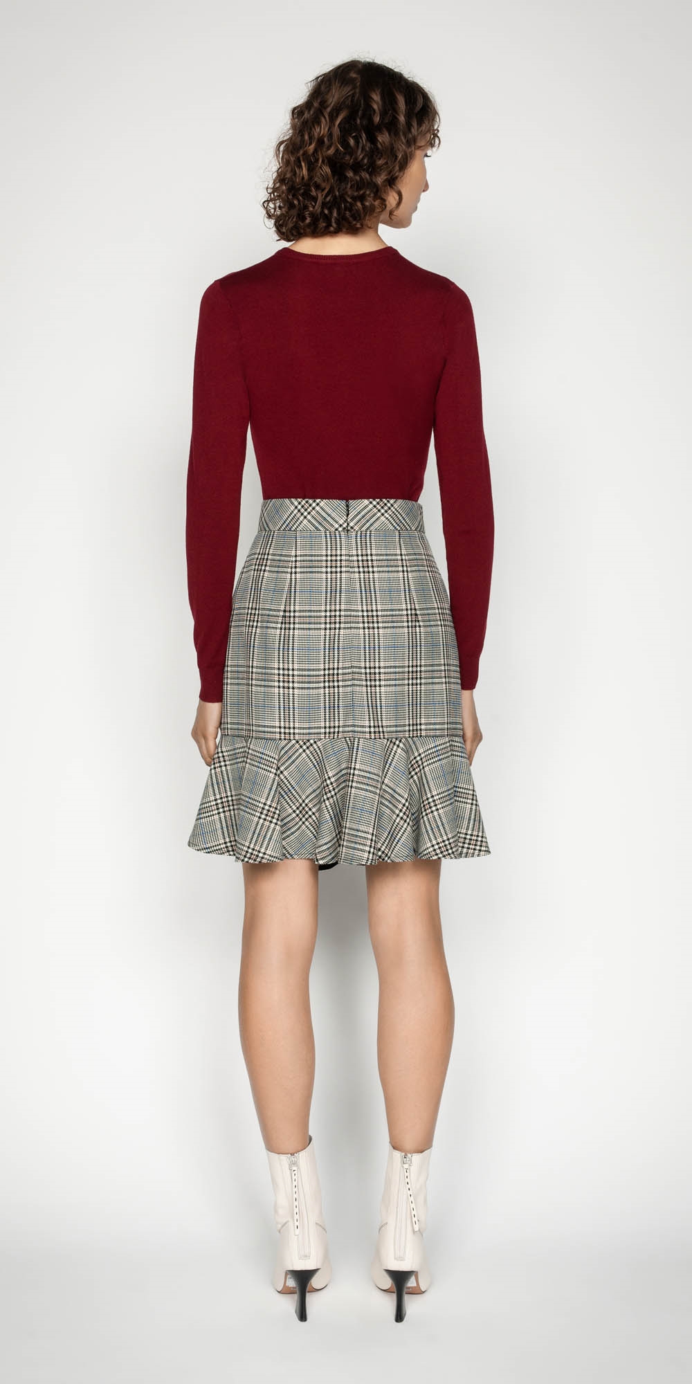 Button Front Fluted Skirt | Buy Skirts Online - Cue