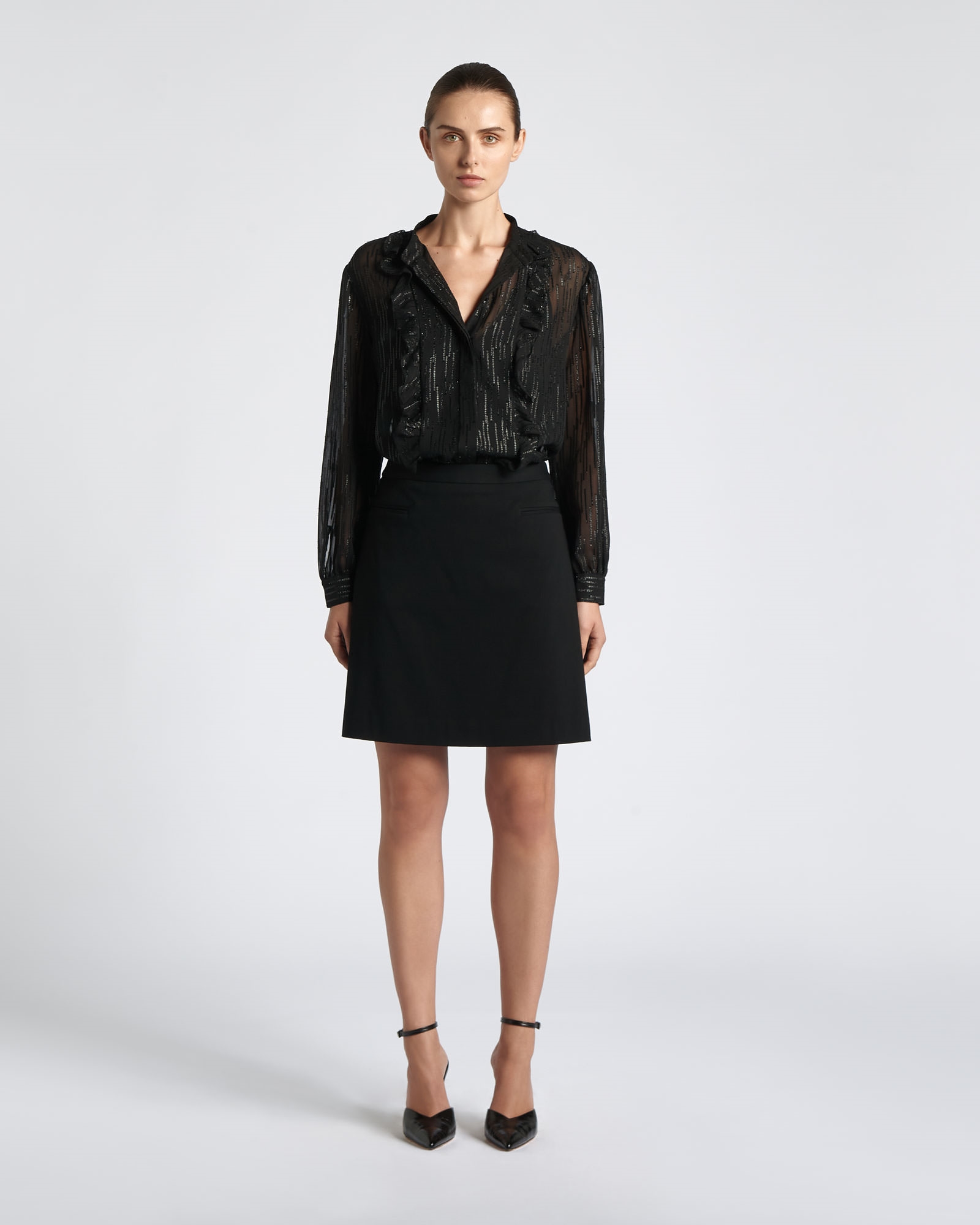Skirts | A-Line Mini Skirt | 990 Black