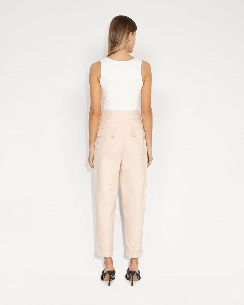 Sale  | Cotton Drill Tapered Pant | 153 Pale Peach