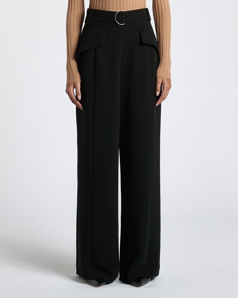 | Belted Wide Leg Pant